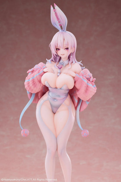 Illustration Knit Bunny Girl Deluxe Edition 1/6 scale figure with pastel colors and display base