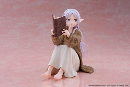 Frieren Beyond Journey’s End Desktop Cute Frieren Roomwear Ver. figure sitting and reading a book