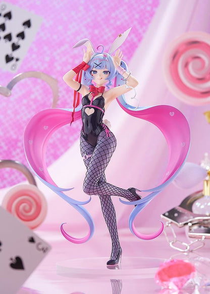 Hatsune Miku Rabbit Hole version POP UP PARADE L Size figure in bunny outfit with heart-shaped twin tails