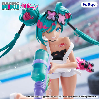 Hatsune Miku Racing Miku 2025 Sepang Muchute version figure FuRyu anime collectible water gun pose