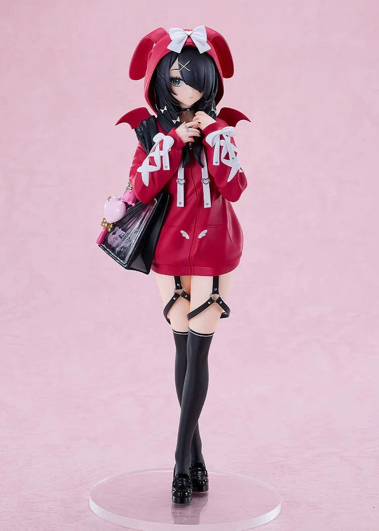 Needy Streamer Overload Pop Up Parade L Ame figure in red hoodie with accessories