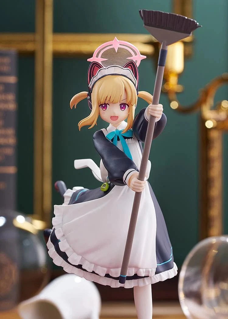 Blue Archive Pop Up Parade Momoi Maid Ver. figure holding broom in maid outfit