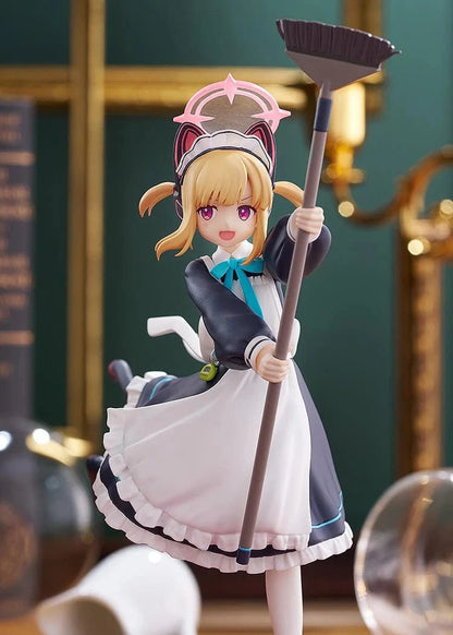 Blue Archive Pop Up Parade Momoi Maid Ver. figure holding broom in maid outfit