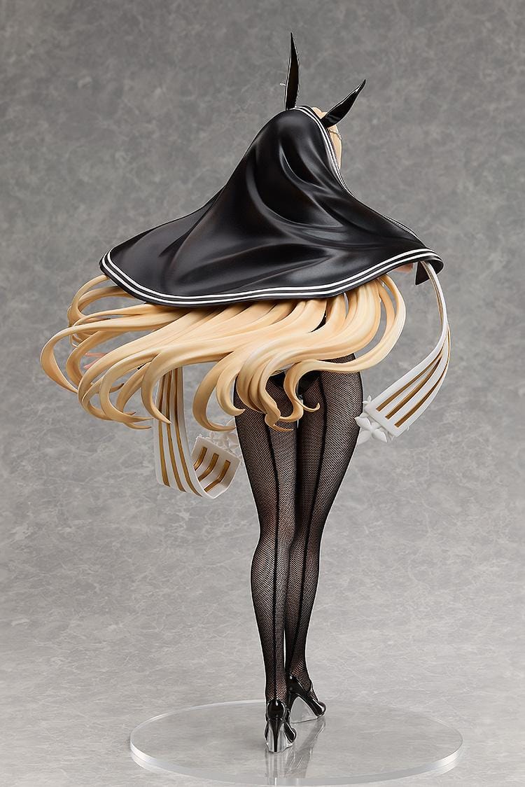 Azur Lane Implacable Bunny Ver 1/4 scale figure featuring glossy bunny suit, fishnet stockings, and flowing blonde hair