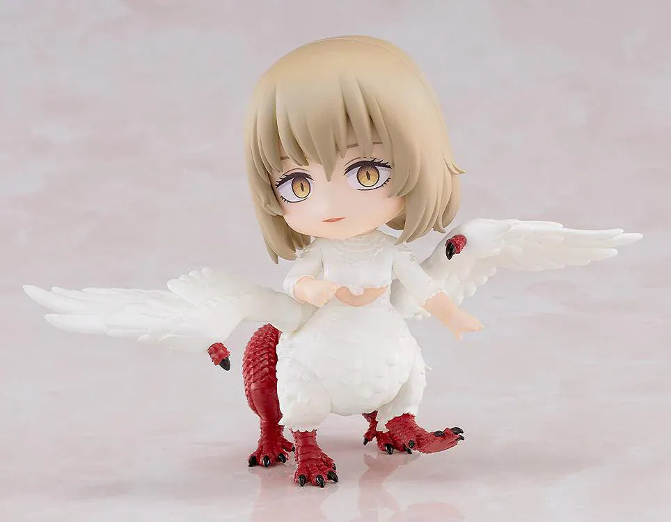 Delicious in Dungeon Nendoroid Falin Chimera Figure with blonde hair, white wings, red dragon body, claws, and tail