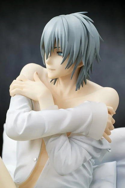 Akira 1/7 scale figure from Togainu no Chi sitting on cushion with relaxed pose and detailed sculpt