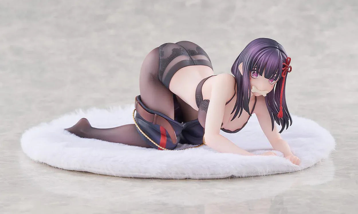 Chained Soldier Ren Yamashiro 1/7 Scale Figure featuring Ren with long dark hair, red-and-black outfit details, and a bold display pose on a soft base.