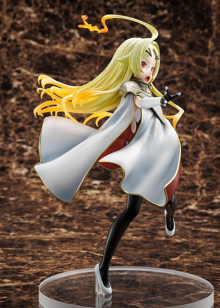 Sentenced to Be a Hero Teoritta 1/7 scale figure in dynamic pose with flowing cloak and detailed sculpt