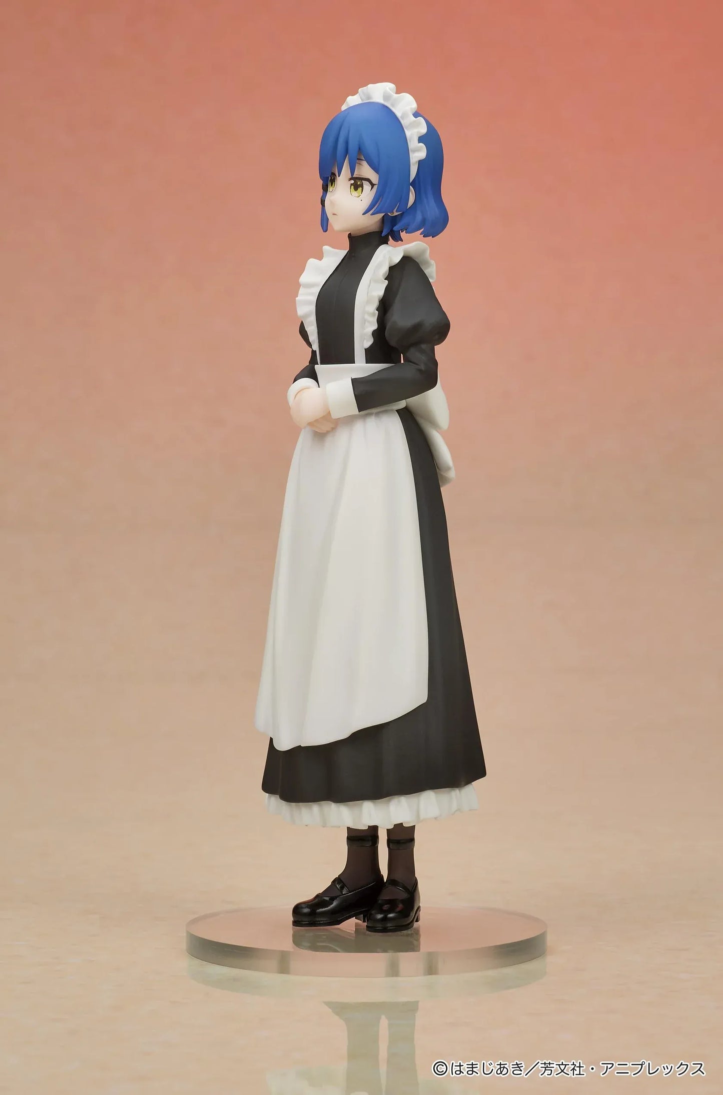 Bocchi the Rock DIGSTA Ryo Yamada figure wearing a black and white maid outfit