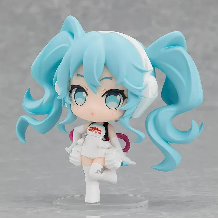 GOODSMILE RACING Miku All Stars Figure Collection Vol. 1 boxset featuring eight chibi Racing Miku designs from 2010 through 2024