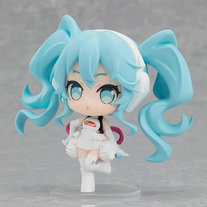 GOODSMILE RACING Miku All Stars Figure Collection Vol. 1 boxset featuring eight chibi Racing Miku designs from 2010 through 2024