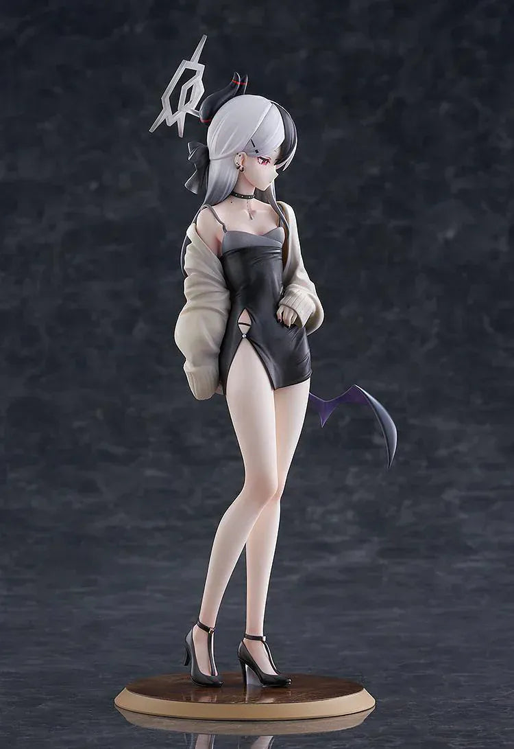 Blue Archive Kayoko Dress 1/7 Scale Figure with black dress white jacket horns and tail