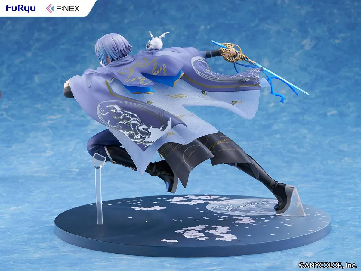 Nijisanji F:NEX Koyanagi Rou 1/7 scale figure in dynamic pose with blue sword
