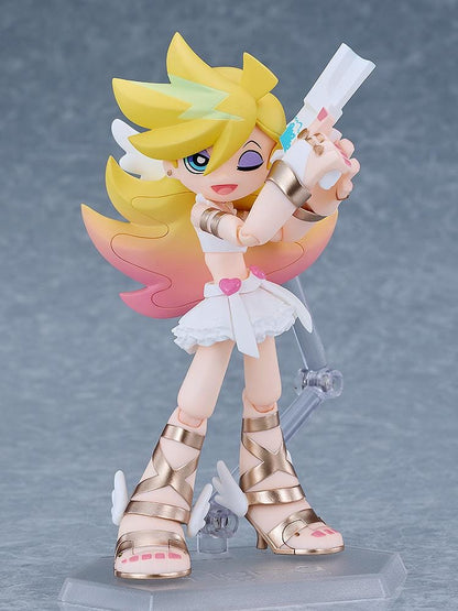 New PANTY & STOCKING with GARTERBELT figma Panty Angel ver Figure with blonde hair, white angel outfit, halo, and wings
