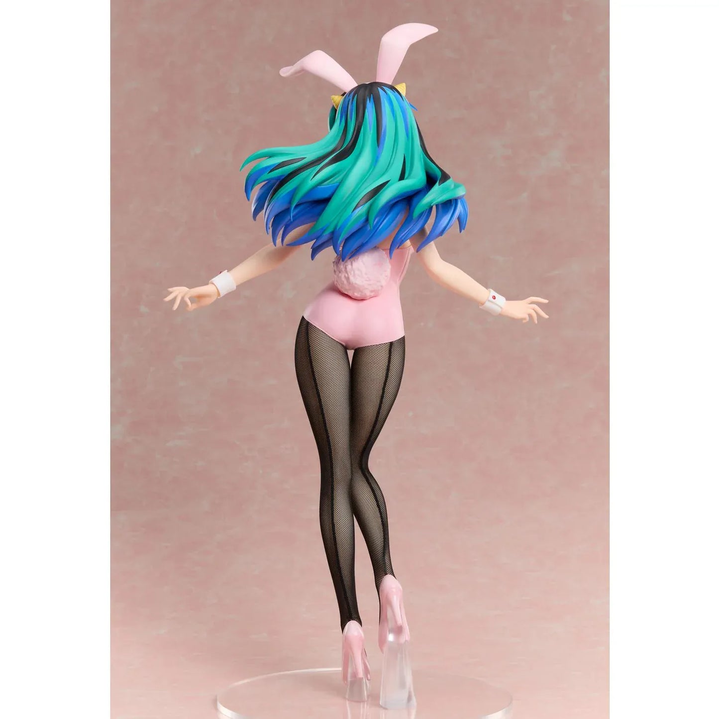 Urusei Yatsura Lum Bunny Ver 1/4 Scale Figure wearing a pink bunny suit with black fishnet tights and pink heels