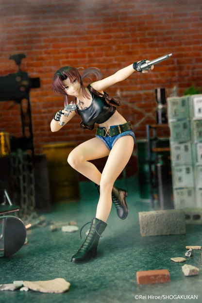 Black Lagoon VIVIT Revy action pose figure holding dual pistols