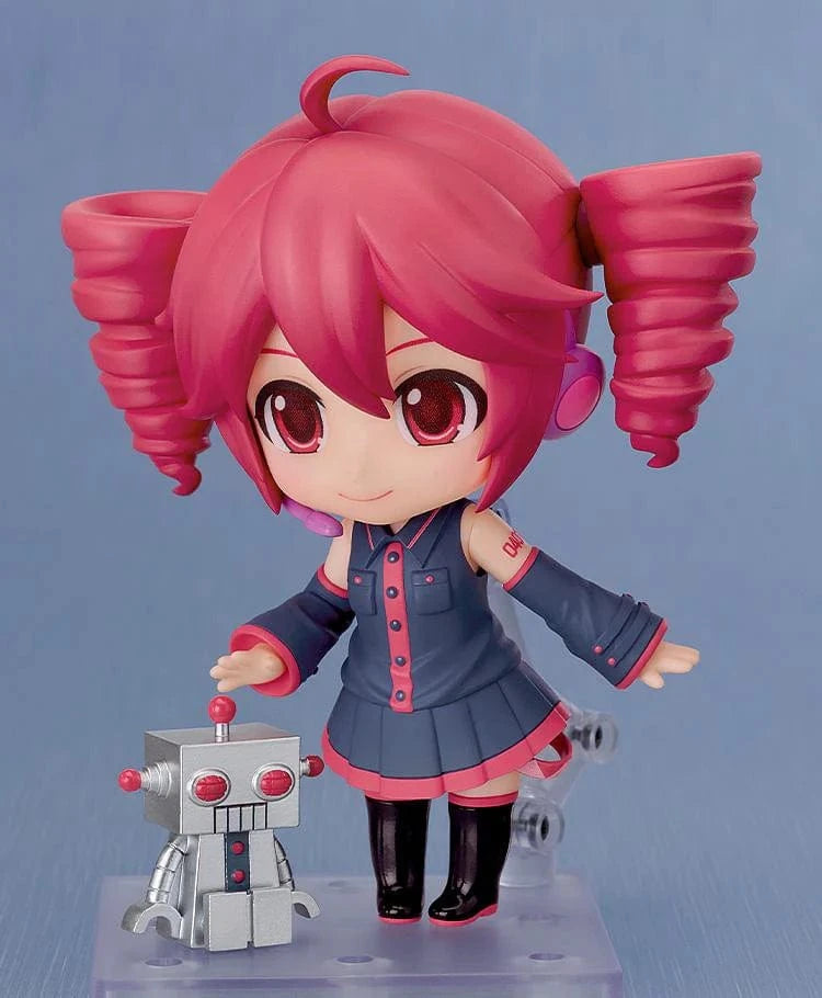 UTAU Nendoroid No.2890 Kasane Teto Ver. 2.0 figure with twin-drill hair and navy-pink outfit