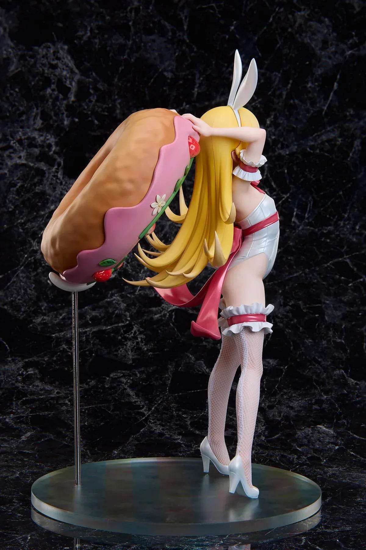 Monogatari Shinobu Oshino White Bunny Ver 1/4 scale figure with blonde hair and white bunny outfit