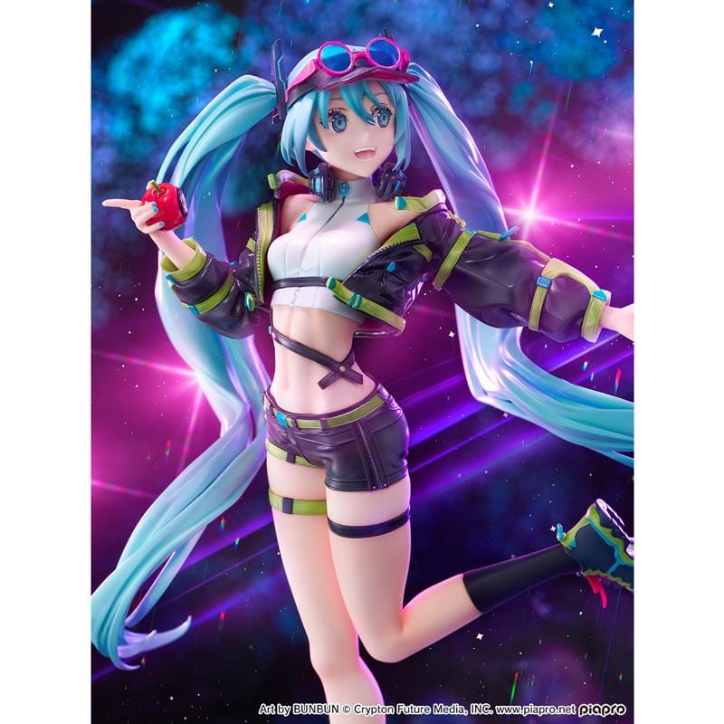 Vocaloid Hatsune Miku Digital Stars 2024 Ver. 1/7 Scale Figure in green and black streetwear with twin-tails and headphones