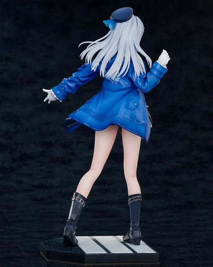 WeatherPlanet Amagai Ruka 1/7 scale figure featuring Amagai Ruka in a blue outfit with a flowing jacket and matching hat