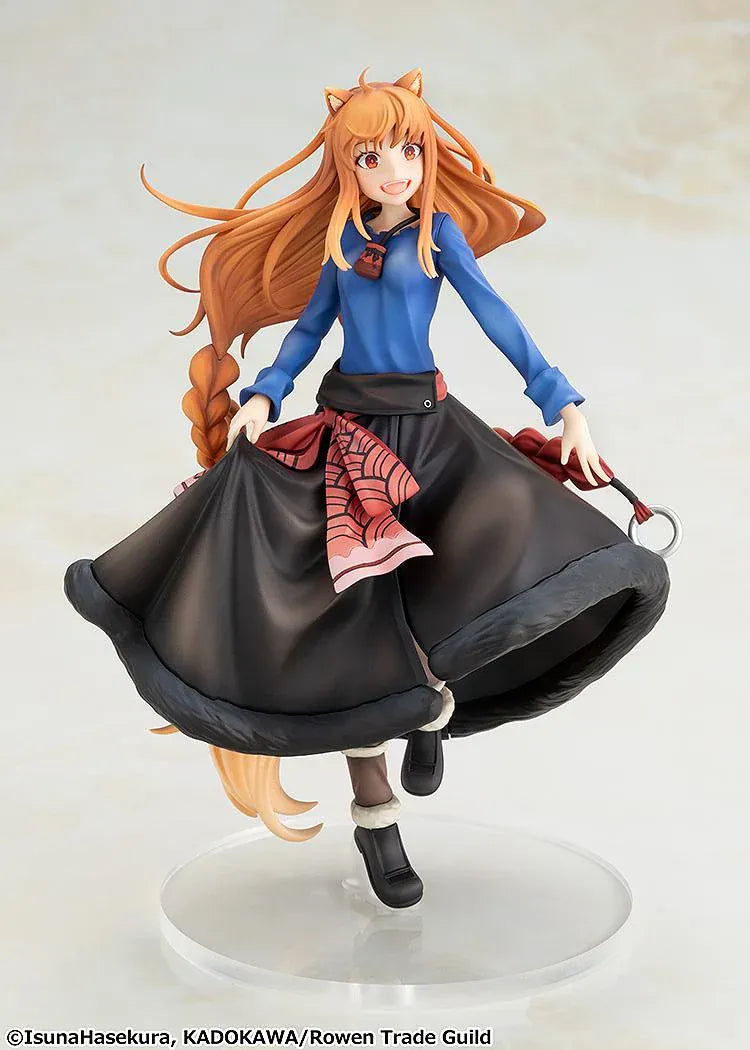 Spice and Wolf Merchant Meets the Wise Wolf Holo non-scale figure based on an illustration by Jyuu Ayakura with flowing hair and wolf ears