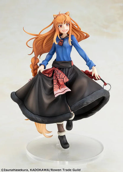 Spice and Wolf Merchant Meets the Wise Wolf Holo non-scale figure based on an illustration by Jyuu Ayakura with flowing hair and wolf ears