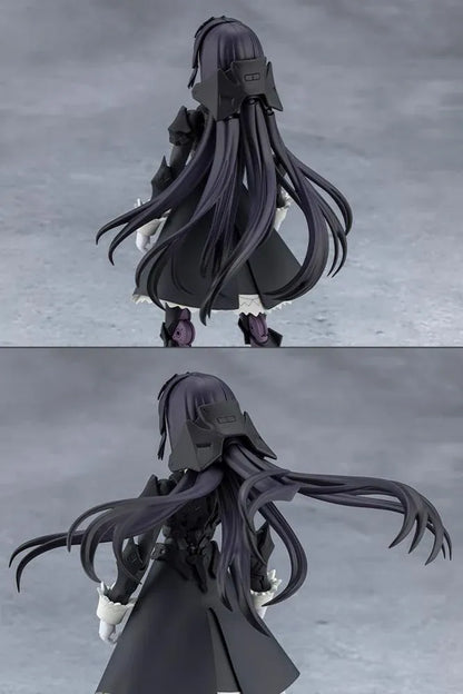 Megalomaria Unlimited Universe Maria Kagaribi Dress Code model kit wearing a gothic black dress and holding a red-bladed sword.
