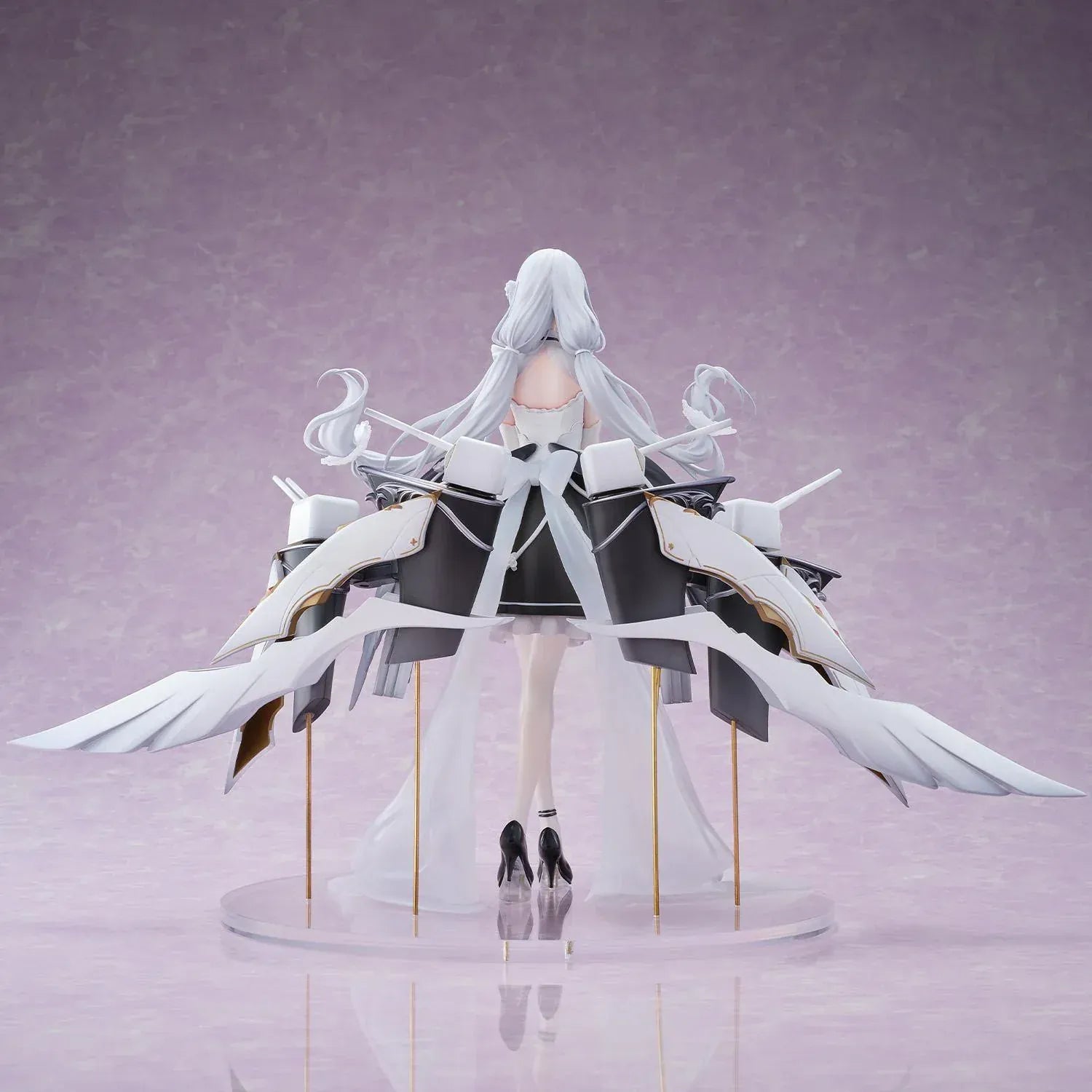 Shira Heavy Equipment 1/6 Scale Figure Azur Lane anime shipgirl with mechanical rigging and elegant outfit