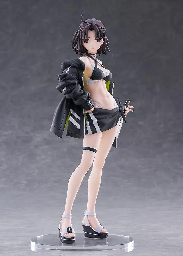 Fate Grand Order Moon Cancer Jade Rabbit 1/7 scale figure with swimsuit-inspired outfit and dagger accessory