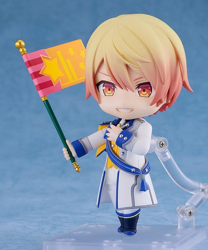 Project Sekai Colorful Stage Nendoroid No.2907 Tsukasa Tenma chibi figure in idol outfit holding star flag