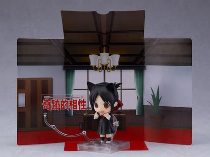 Nendoroid Kaguya Shinomiya figure from Kaguya-sama Love is War with interchangeable faces and cat ears accessory