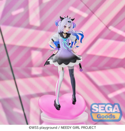 Needy Girl Overdose XStellar Purple Lollipop anime figure on heart-shaped base