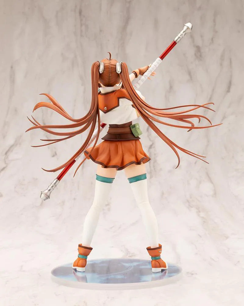 The Legend of Heroes Trails in the Sky Estelle Bright 1/8 Scale Figure holding her staff in a dynamic battle pose
