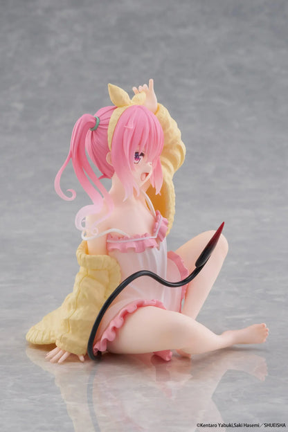 To Love-Ru Darkness Desktop Cute Nana roomwear version figure sitting pose with pink hair
