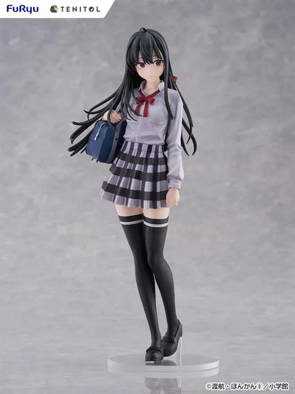 My Teen Romantic Comedy SNAFU Tenitol Tall Yukino Yukinoshita figure in school uniform holding bag