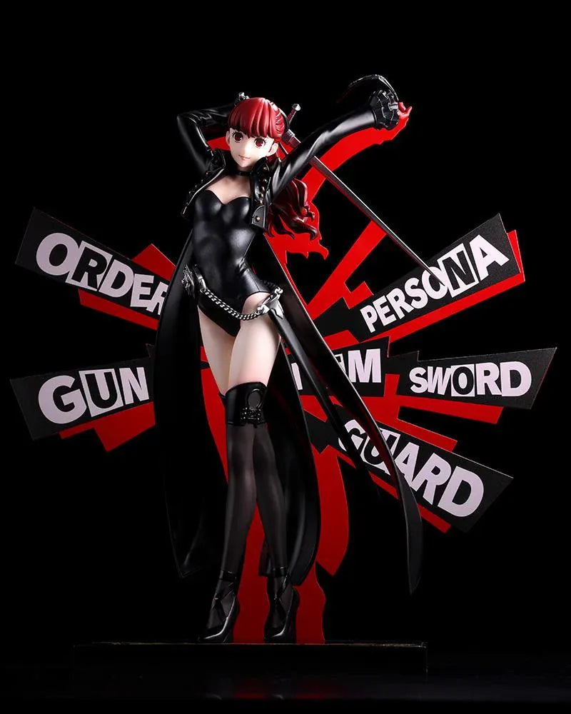 Persona 5 Royal Oshi Works Violet figure featuring Violet in her Phantom Thief outfit wielding her rapier in a dynamic action pose