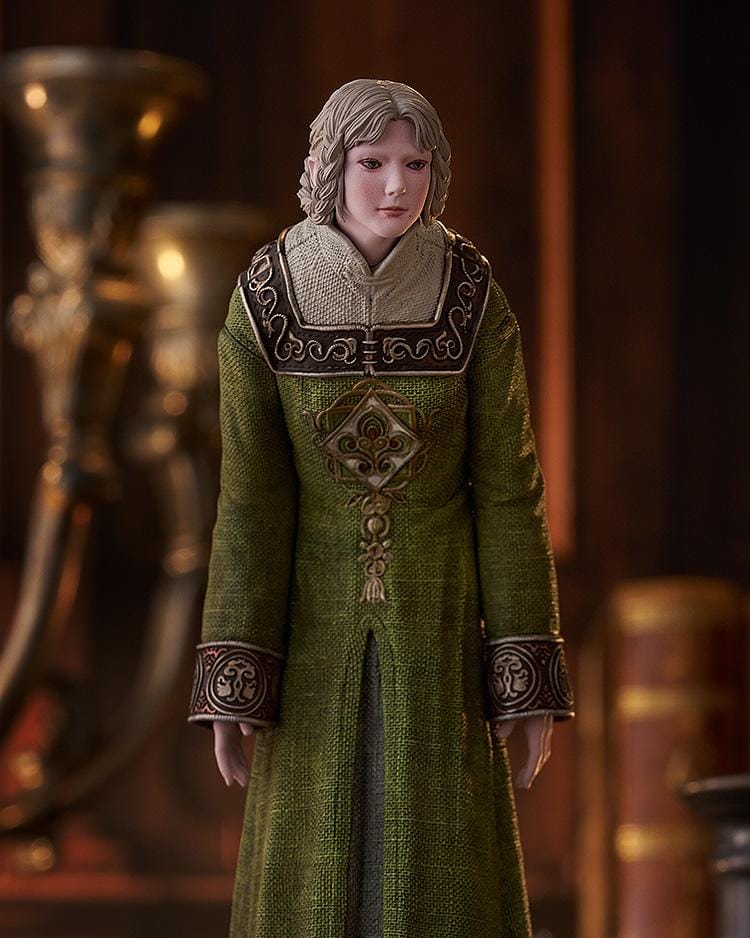Elden Ring Pop Up Parade Rya figure wearing green robe with detailed ornamentation