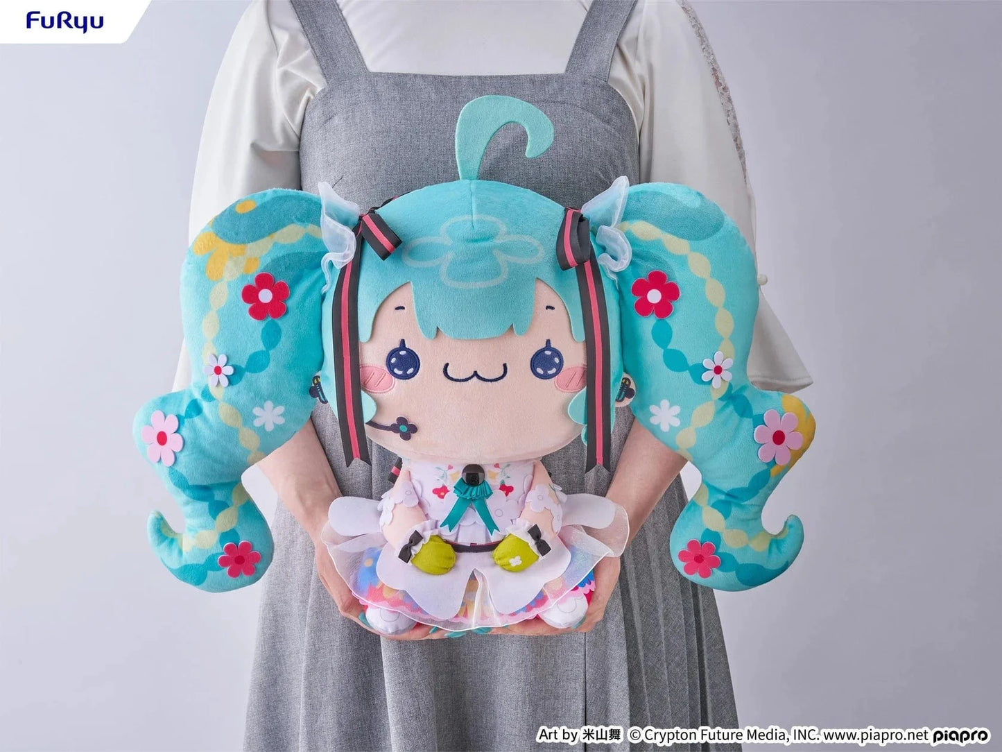 Vocaloid Mochipiko Hatsune Miku Blooming 2025 Super Big Plush by FuRyu