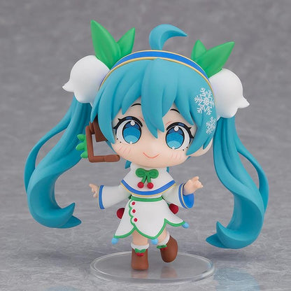 Hatsune Miku Snow Miku All Stars Figure Collection Vol. 2 boxed set featuring eight chibi Snow Miku figures in different winter-themed outfits