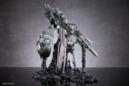 Goddess of Victory Nikke Leviathan Deluxe Edition 1/7 scale figure with large mechanical weapon systems and glossy black effect base