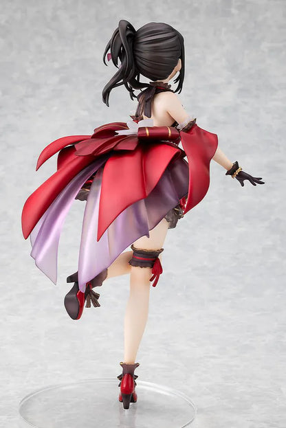 Love Live Sunshine Dia Kurosawa Love Live Days 5th Anniversary Ver. 1/7 Scale Figure featuring Dia in a red idol outfit with black and gold accents, ribbon details, and cheerful performance pose.