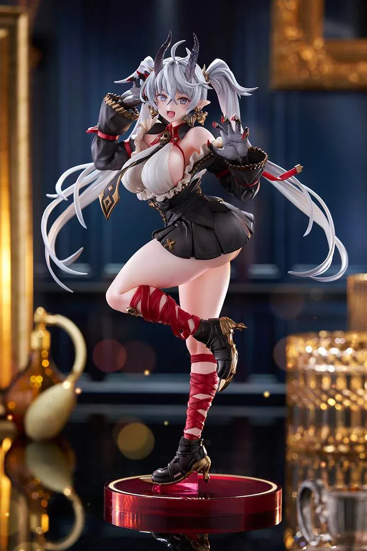 Good Smile Company G.S. Collection Vell 1/7 scale figure with silver hair, black horns, clawed hands, and red accents