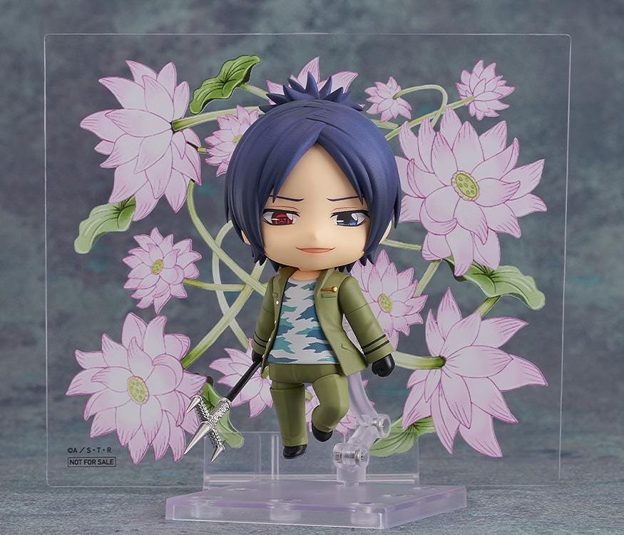 Mukuro Rokudo Nendoroid 2.0 REBORN anime figure chibi blue hair heterochromia trident pose Good Smile Company