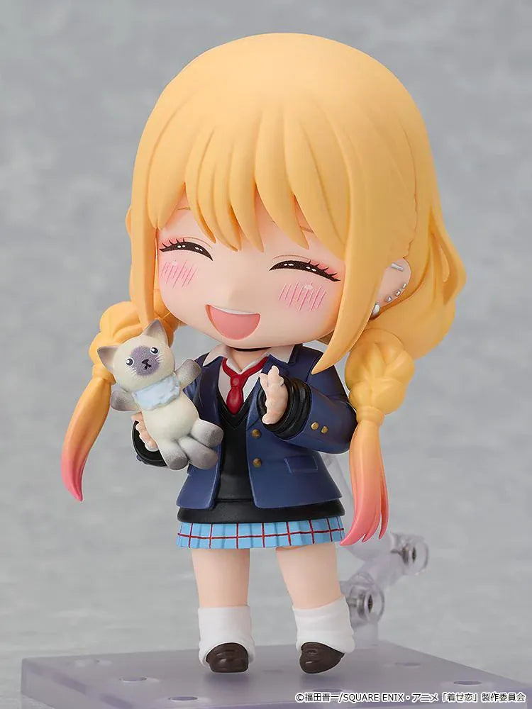 My Dress-Up Darling Season 2 Nendoroid Marin Kitagawa Winter Uniform Version figure with scarf and school uniform