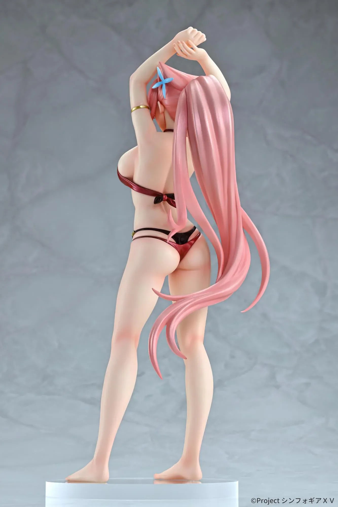 Senki Zesshou Symphogear XV Maria Cadenzavna Eve Bikini Style 1/7 Scale Figure wearing a red and black bikini