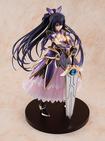 Date A Live Tohka Yatogami Astral Dress Ver. Renewal Package Edition 1/7 Scale Figure with purple armor, long hair, and sword Sandalphon