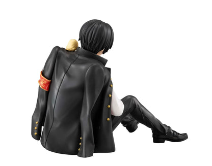 “Katekyo Hitman Reborn G.E.M. Series Hibari Kyoya sitting pose figure with Hibird on shoulder”