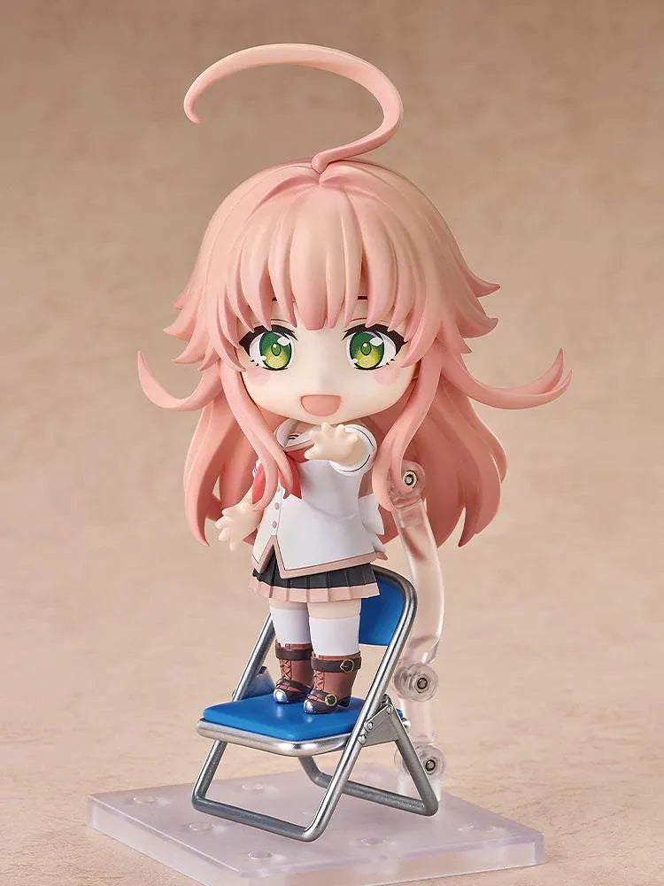 NUKITASHI THE ANIMATION Nendoroid Hinami Watarai figure wearing her school uniform with a cheerful expression
