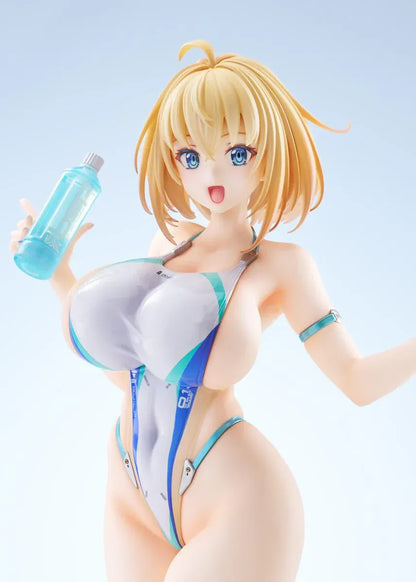Bunny Suit Planning Sophia F. Shirring High-Cut Swimsuit Version 1/6 scale anime figure posed on round display base