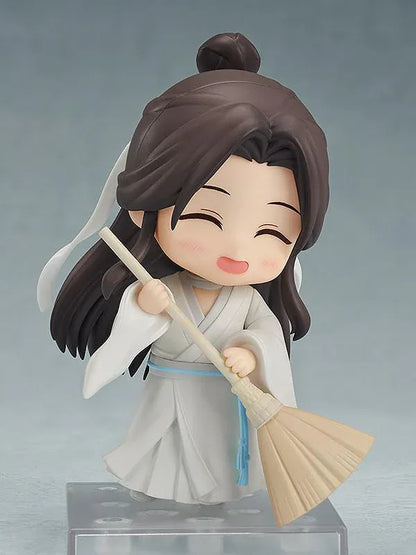 Heaven Official's Blessing Nendoroid Xie Lian Figure Rerelease in white robes with bamboo hat and veil
